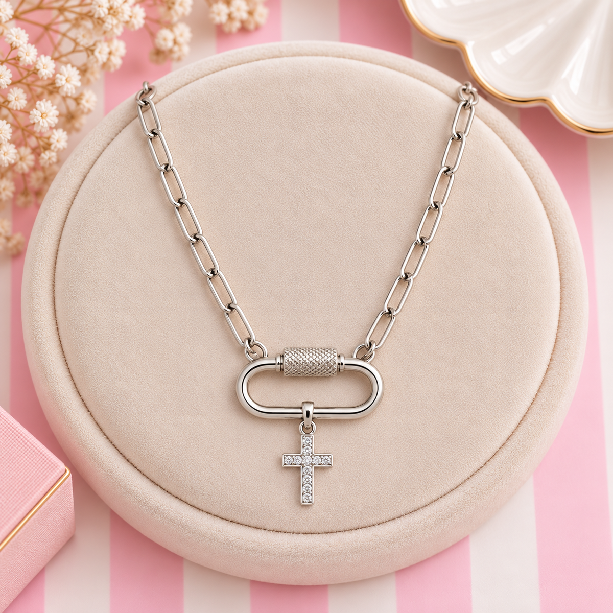 Carabiner Silver Charms - add to your carabiner necklace