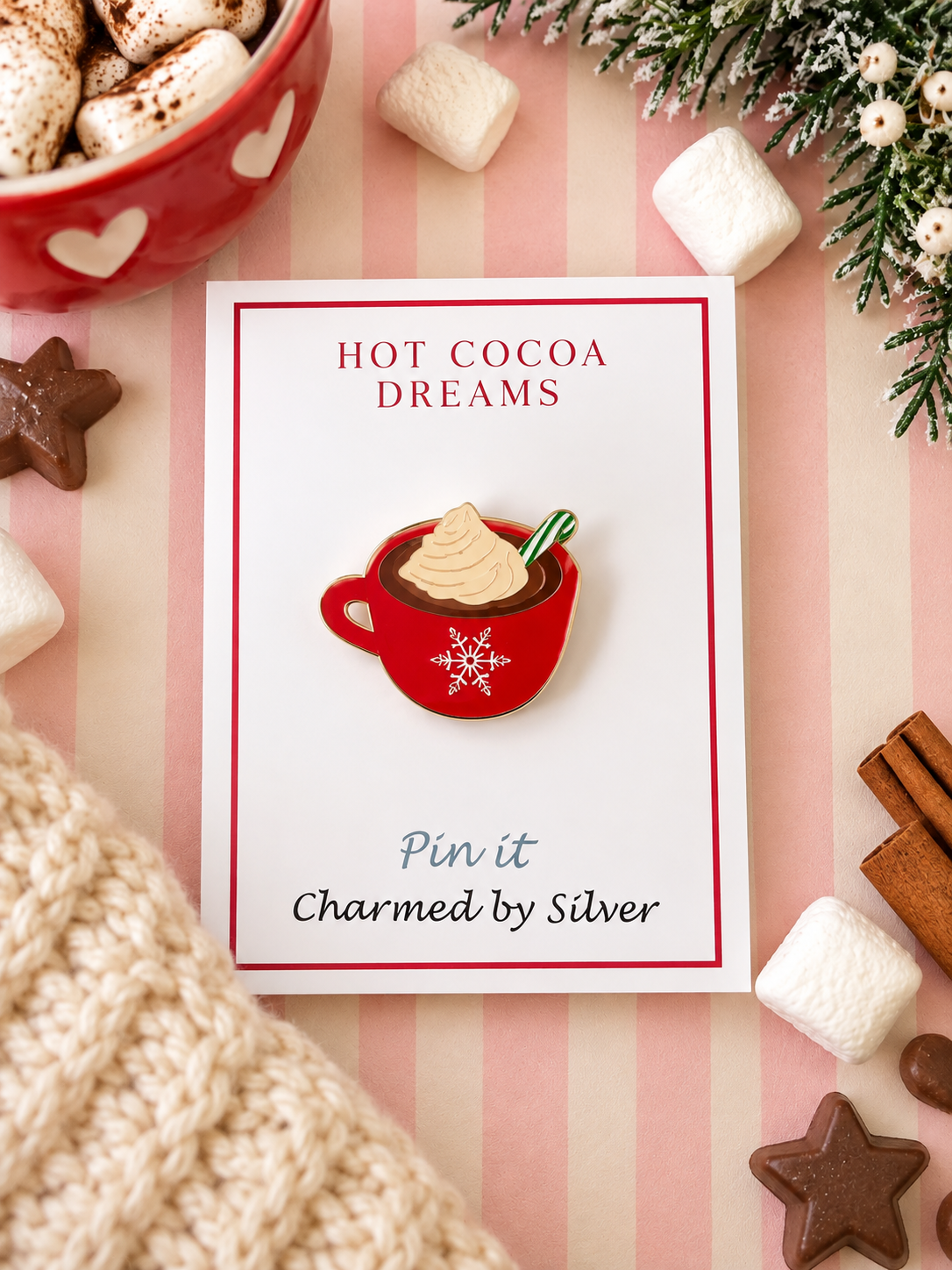 Hot Cocoa Dreams Pin