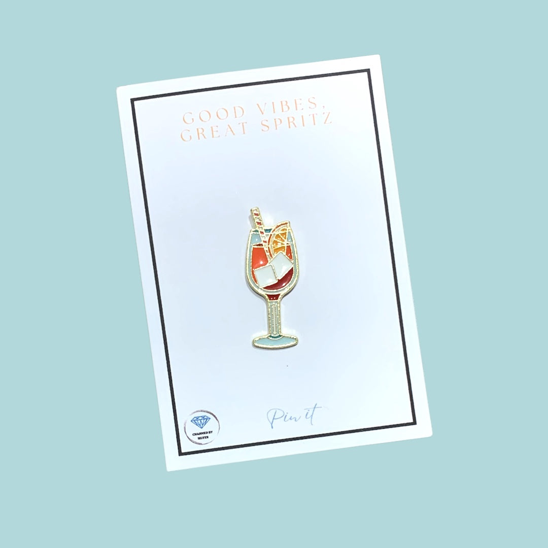 Spritz Enamel Pin