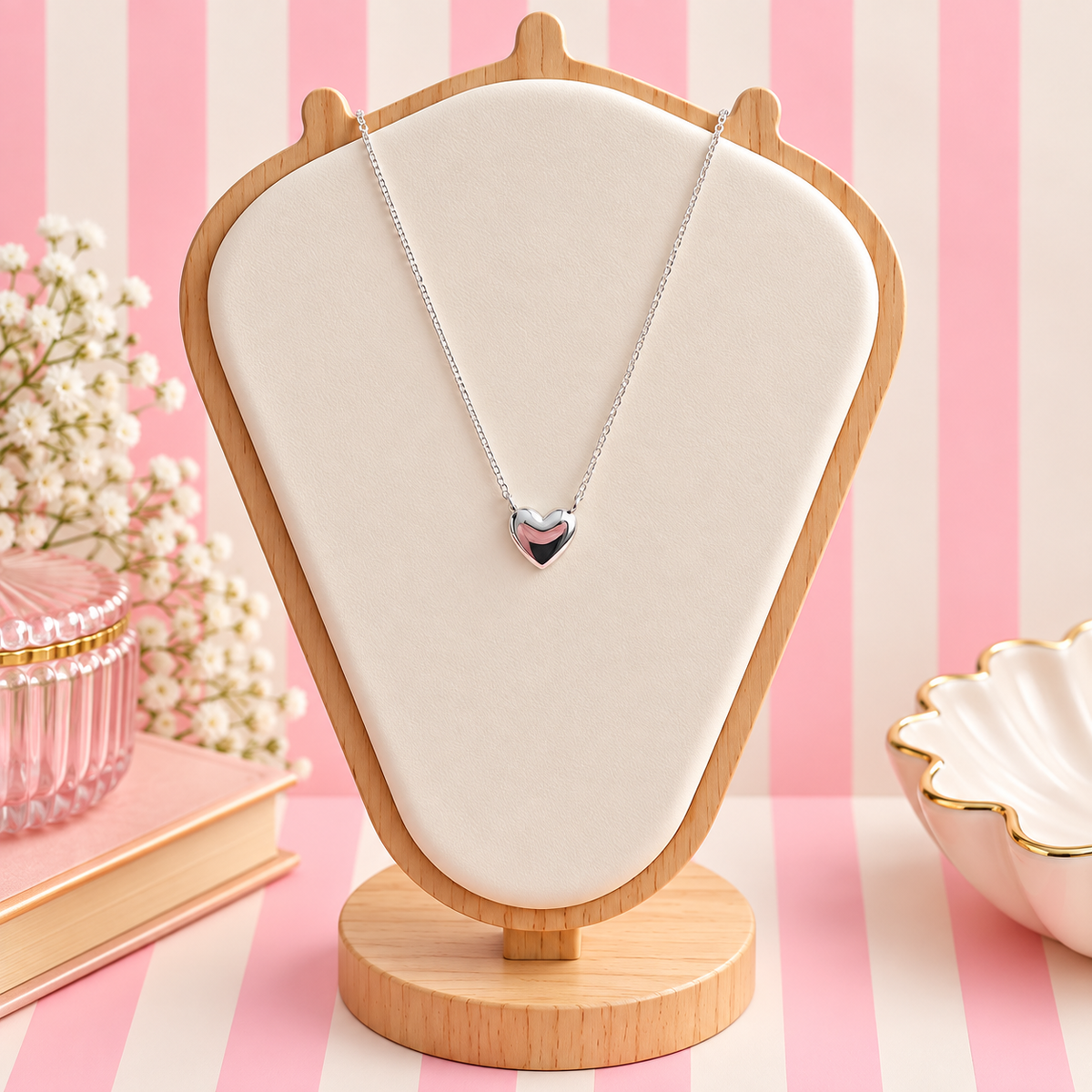 Sterling Silver Heart Necklace