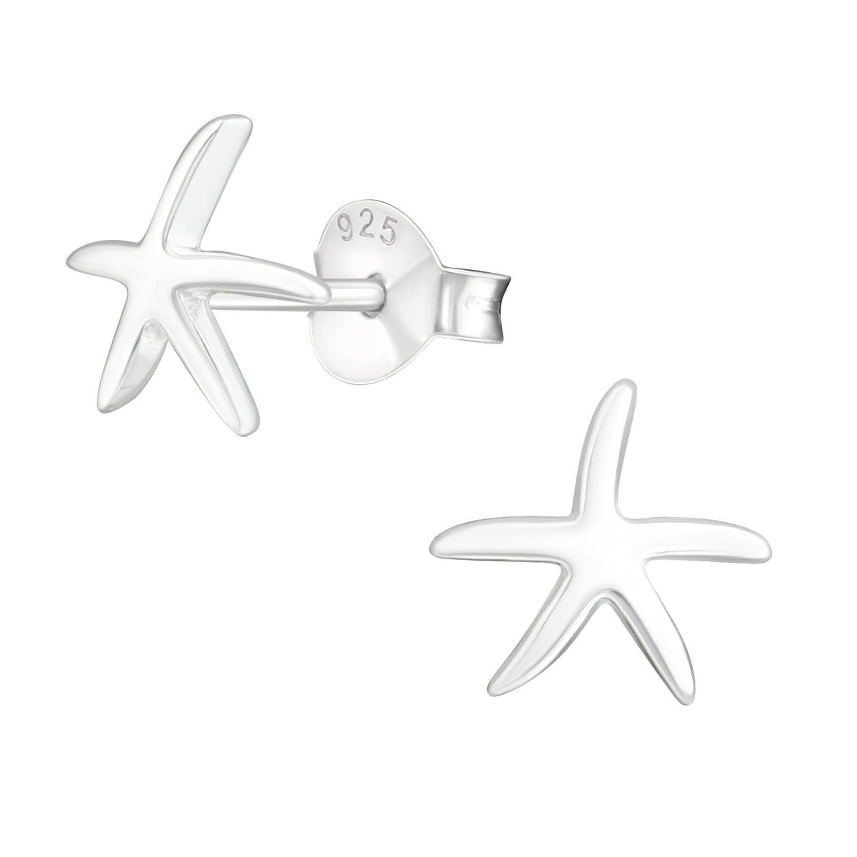 Sterling Silver Starfish Earrings - Let the sea set you free