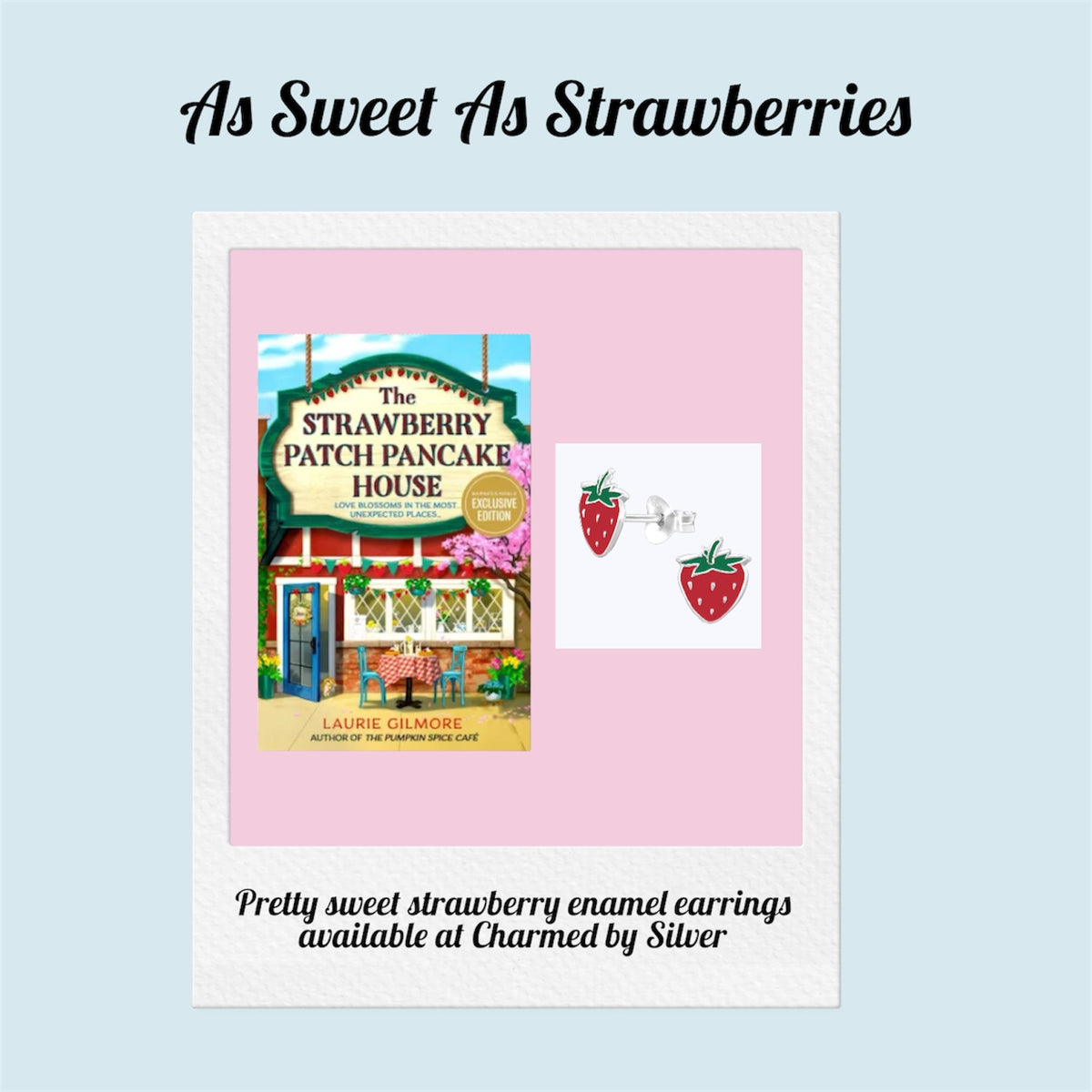 Sterling Silver Strawberry Earrings