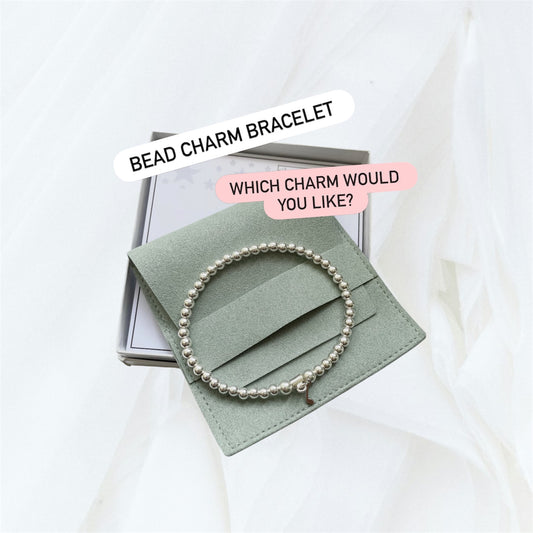 Sterling Silver Charm Bracelet - choose your charm