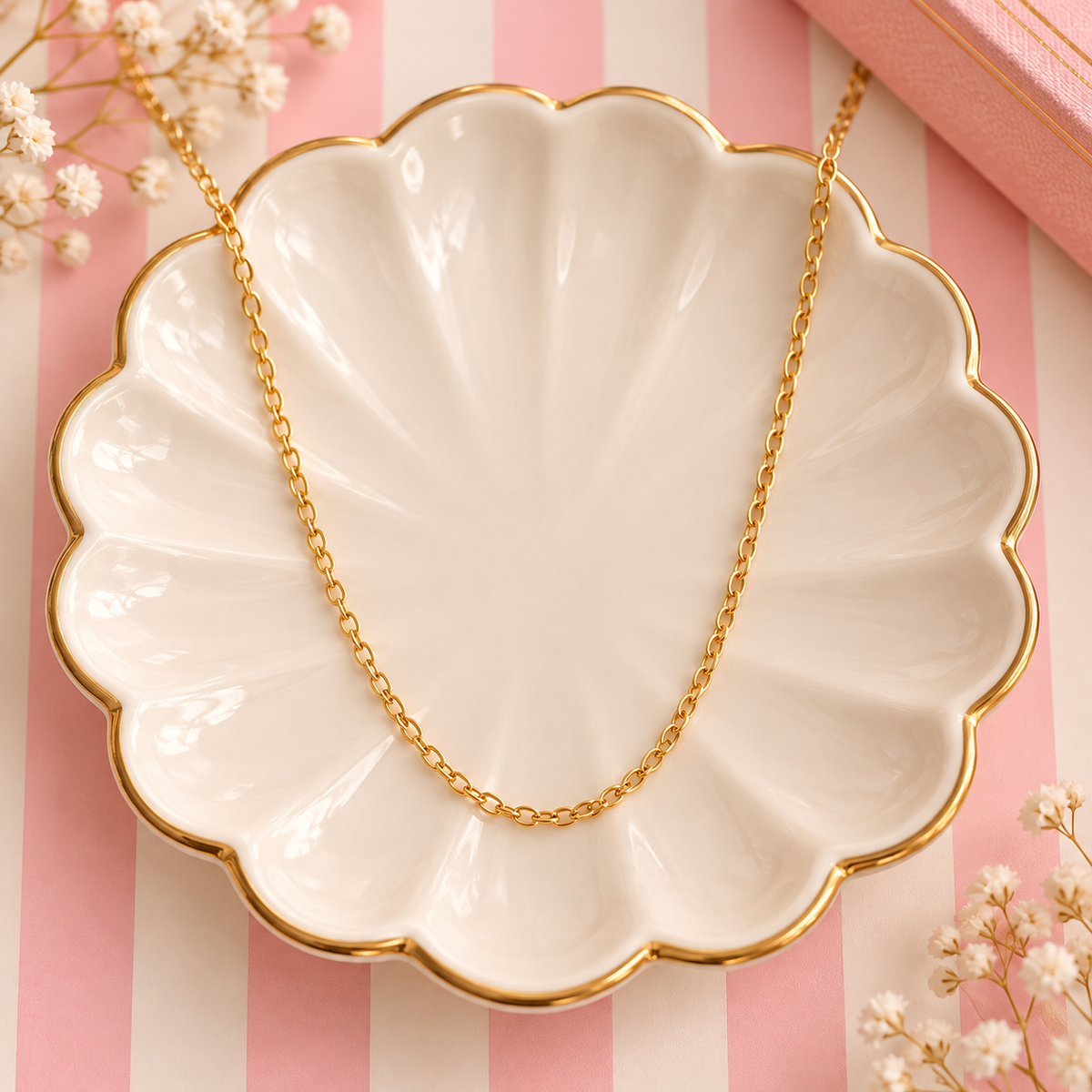 Gold Plated Necklace Chain - perfect for layering & charms