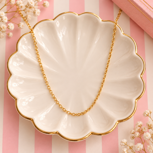 Gold Plated Necklace Chain - perfect for layering & charms
