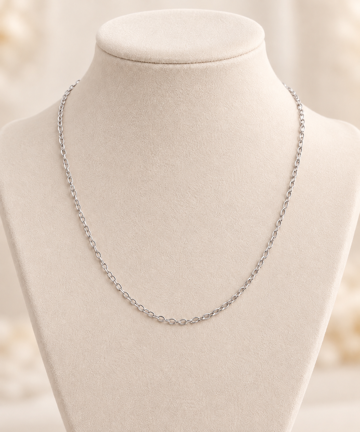 Silver Plated Necklace Chain - perfect for layering & charms