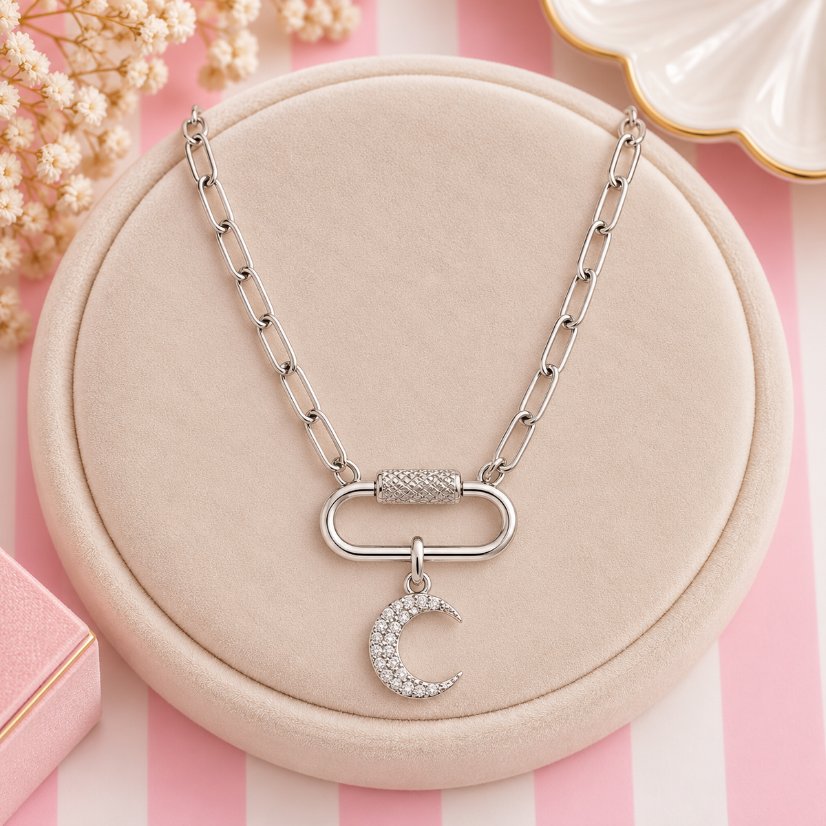 Carabiner Silver Charms - add to your carabiner necklace