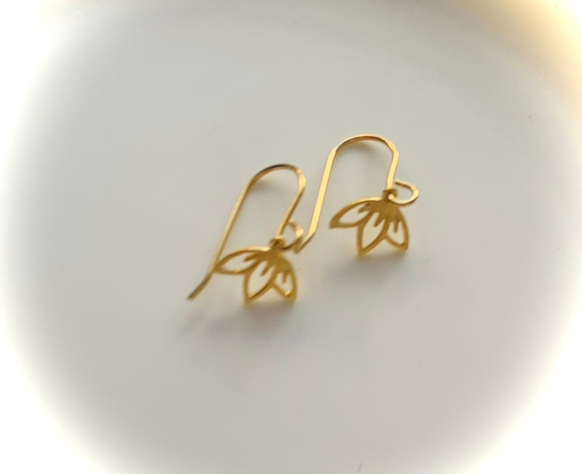 Gold Vermeil Blossom Earrings
