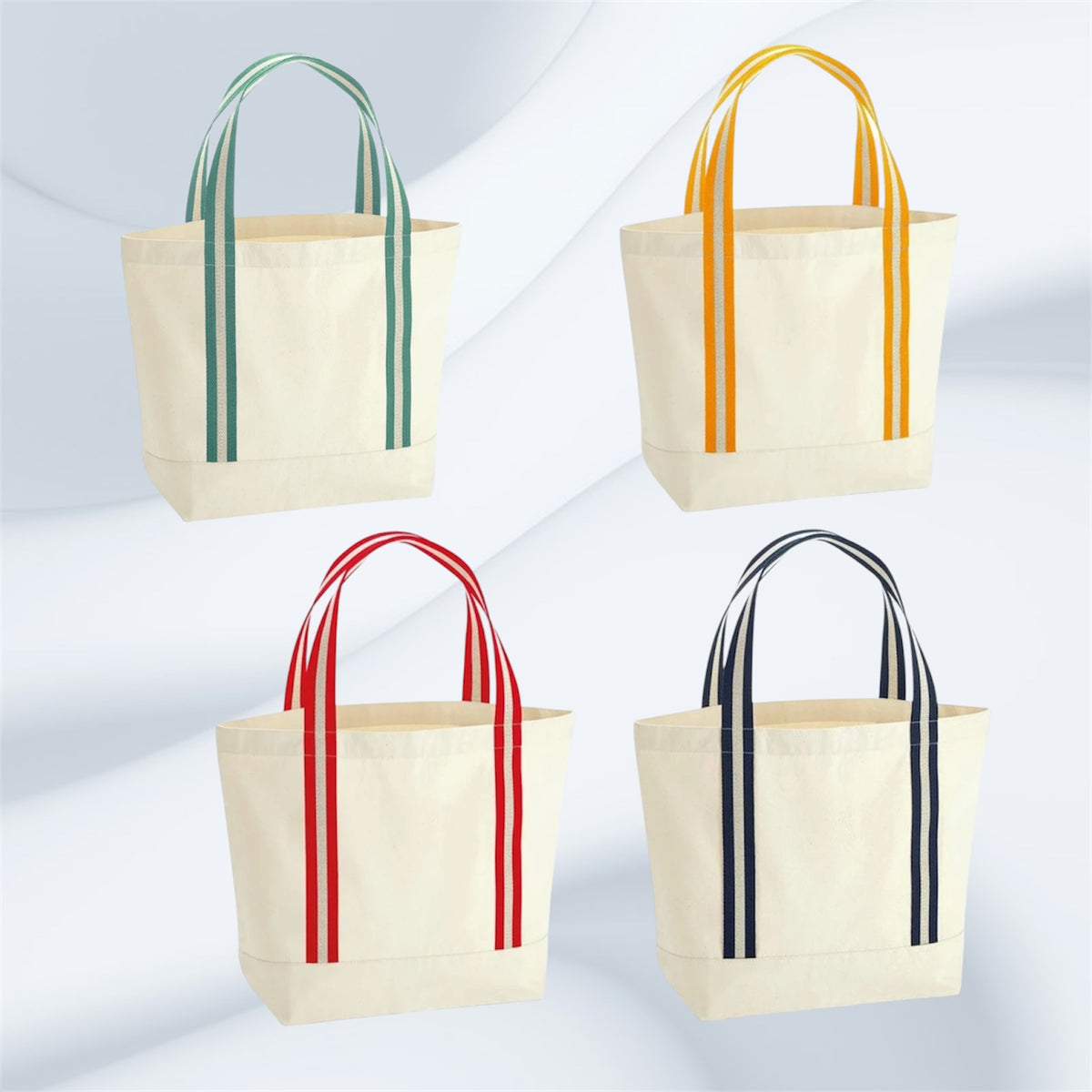 Stripe Boat Tote Bag - perfect for Reading Enamel Pins