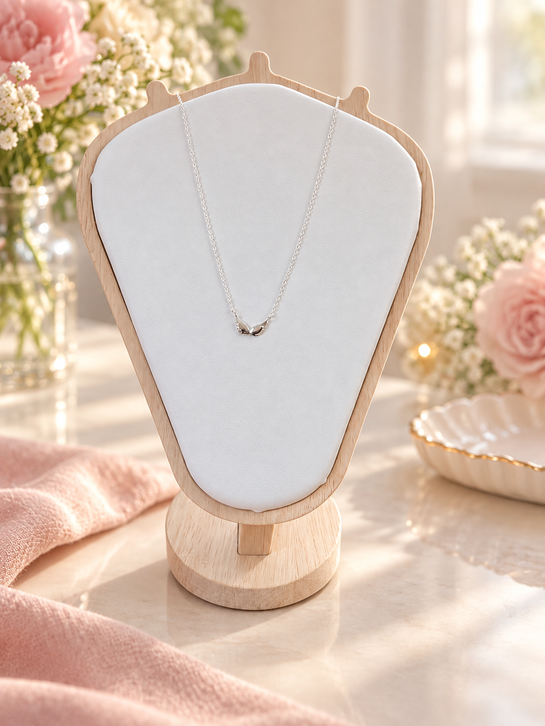 Sterling Silver Angel Wings Necklace