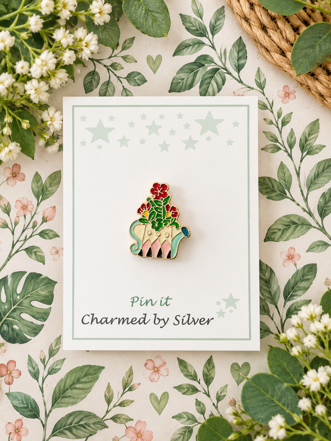 Plant Enamel Pin