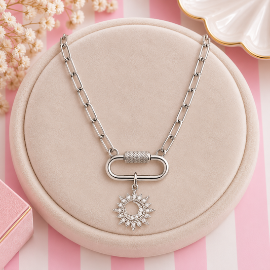 Carabiner Silver Charms - add to your carabiner necklace