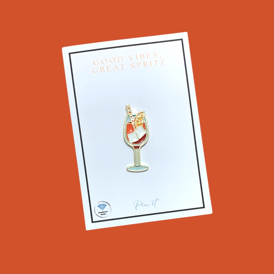 Spritz Enamel Pin