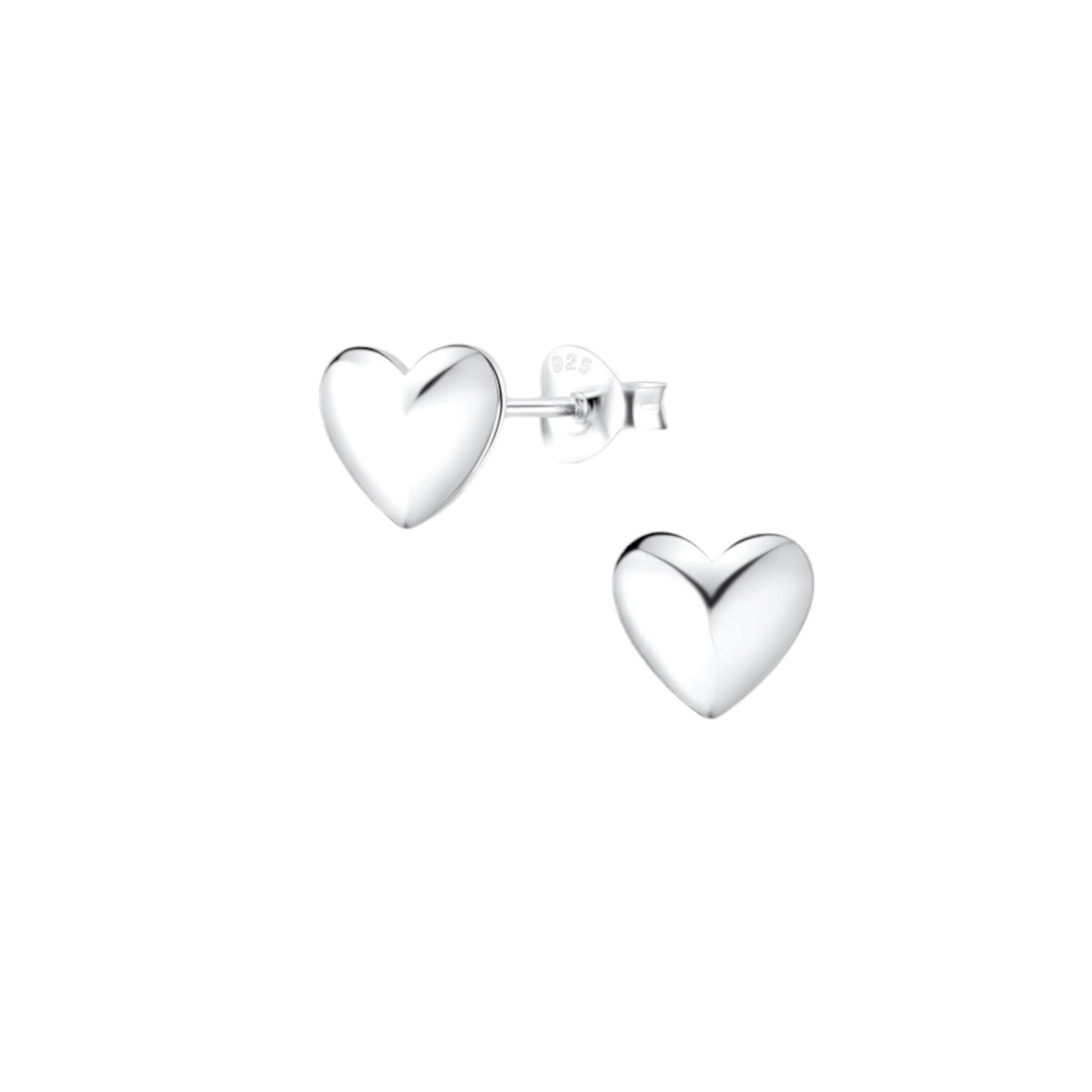 Sterling Silver Heart Earrings
