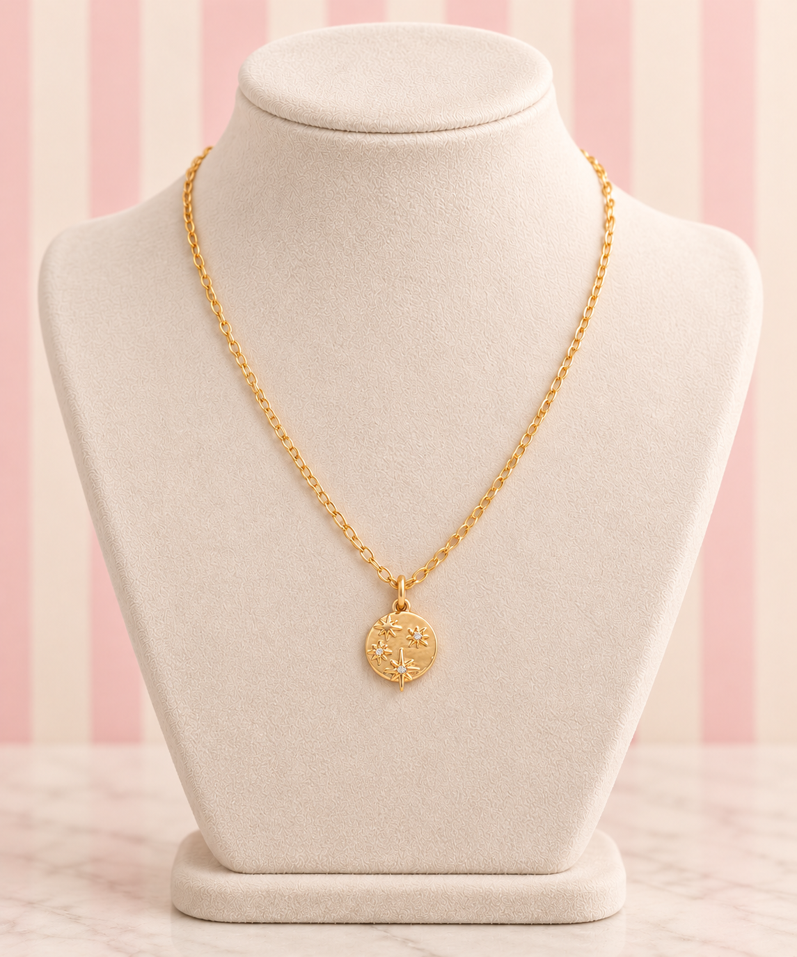 ✨ Celestial Starburst Pendant Necklace ✨