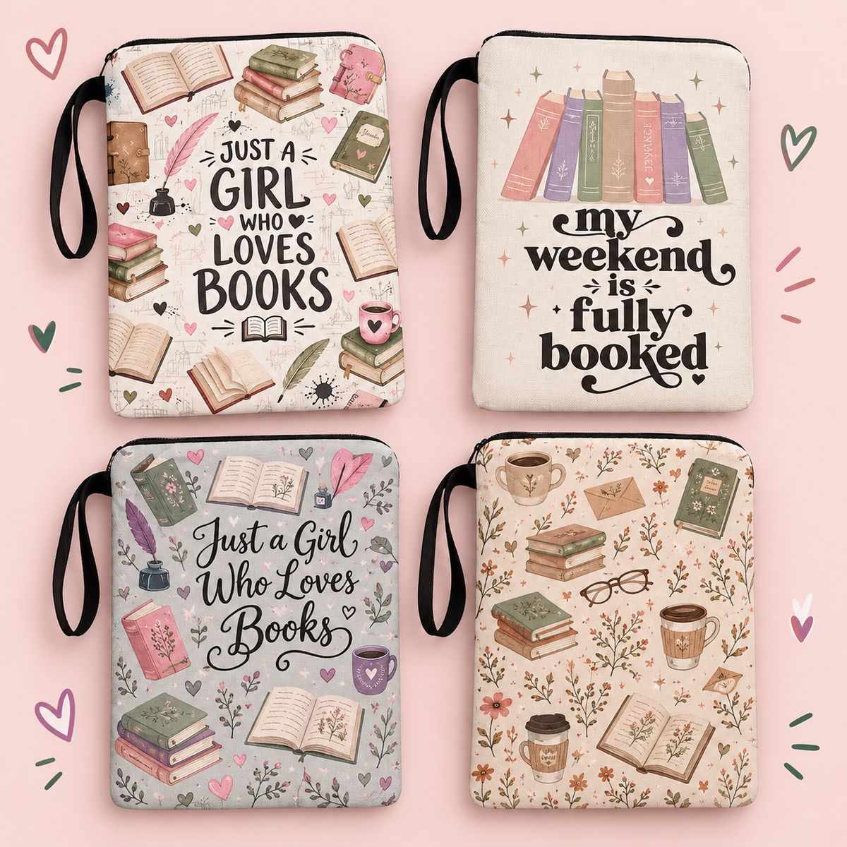 Book Lover Reader Book Sleeve - perfect for reading nook