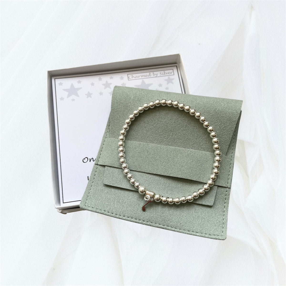Sterling Silver Charm Bracelet - choose your charm