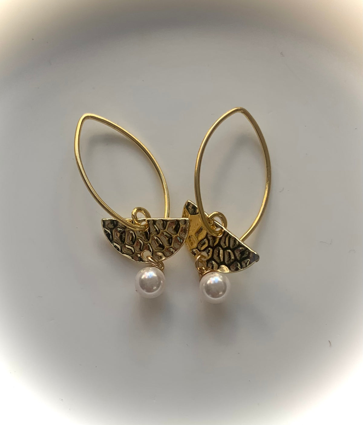 Gold Vermeil Pearl Earrings