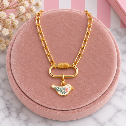 Carabiner Gold Charms - add to your carabiner necklace