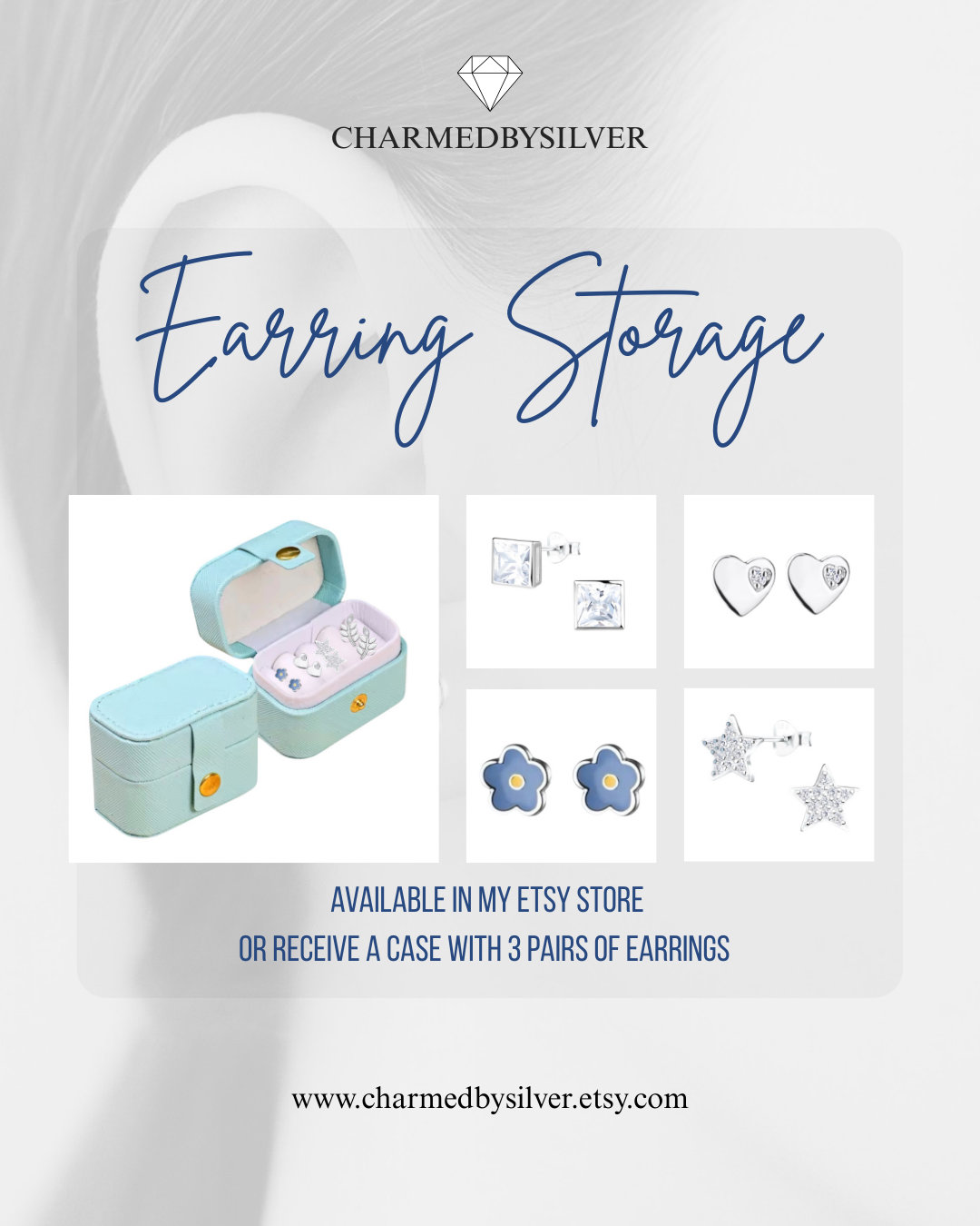 Mini Earring & Jewellery Case