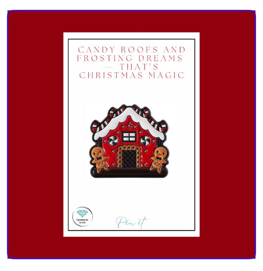 Candy House Enamel Pin