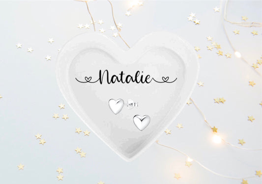 Sterling Silver Heart Earrings