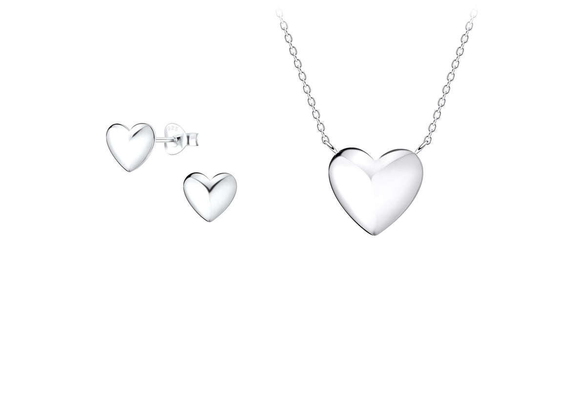 Sterling Silver Heart Earrings