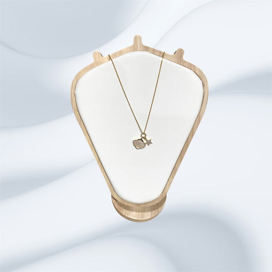 Gold Vermeil Cloud & CZ Star Necklace