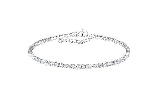 Sterling Silver CZ Tennis Bracelet